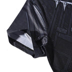 Black Panther Men T shirt Short Sleeve Running Fitness Tee Top - Azufun