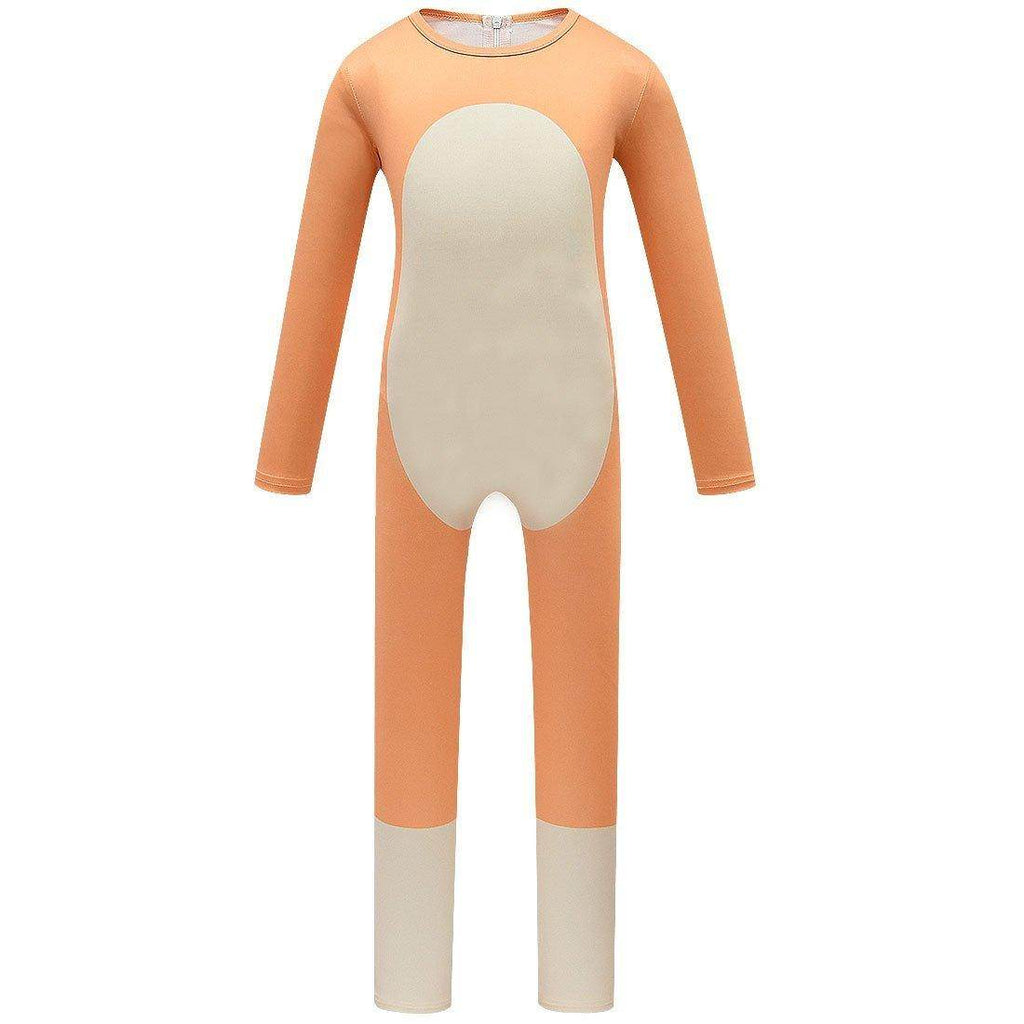 Boys Bluey Girls Bingo Dog Kids Halloween Cosplay Party jumpsuit Onesie Costume - Azufun