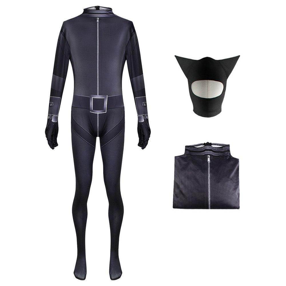 Catwoman cosplay costume jumpsuit tights suit - Azufun
