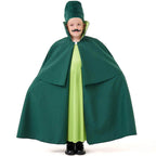Children's Wizard of Oz Soldier Costume Bearded Guard Outfit for Halloween and Parties - Azufun