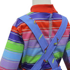 child's kids Chucky Costume Boy Jumpsuit Girls Dress stage Halloween - Azufun