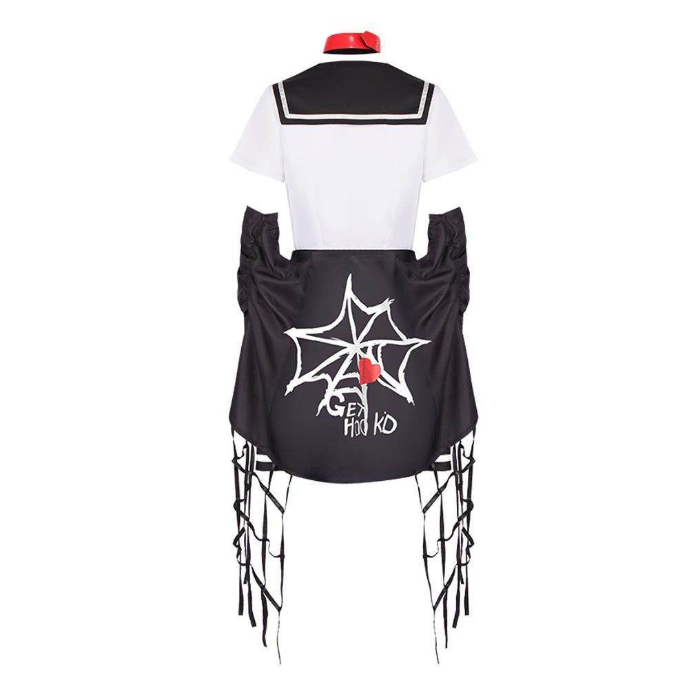 Dead Mount Death Play Shinoyama Poruka Sakimiya Misaki Anime Cosplay Costume Outfits Halloween Carnival Suit - Azufun