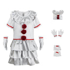 Deluxe IT children's Pennywise costume Halloween cosplay clown - Azufun