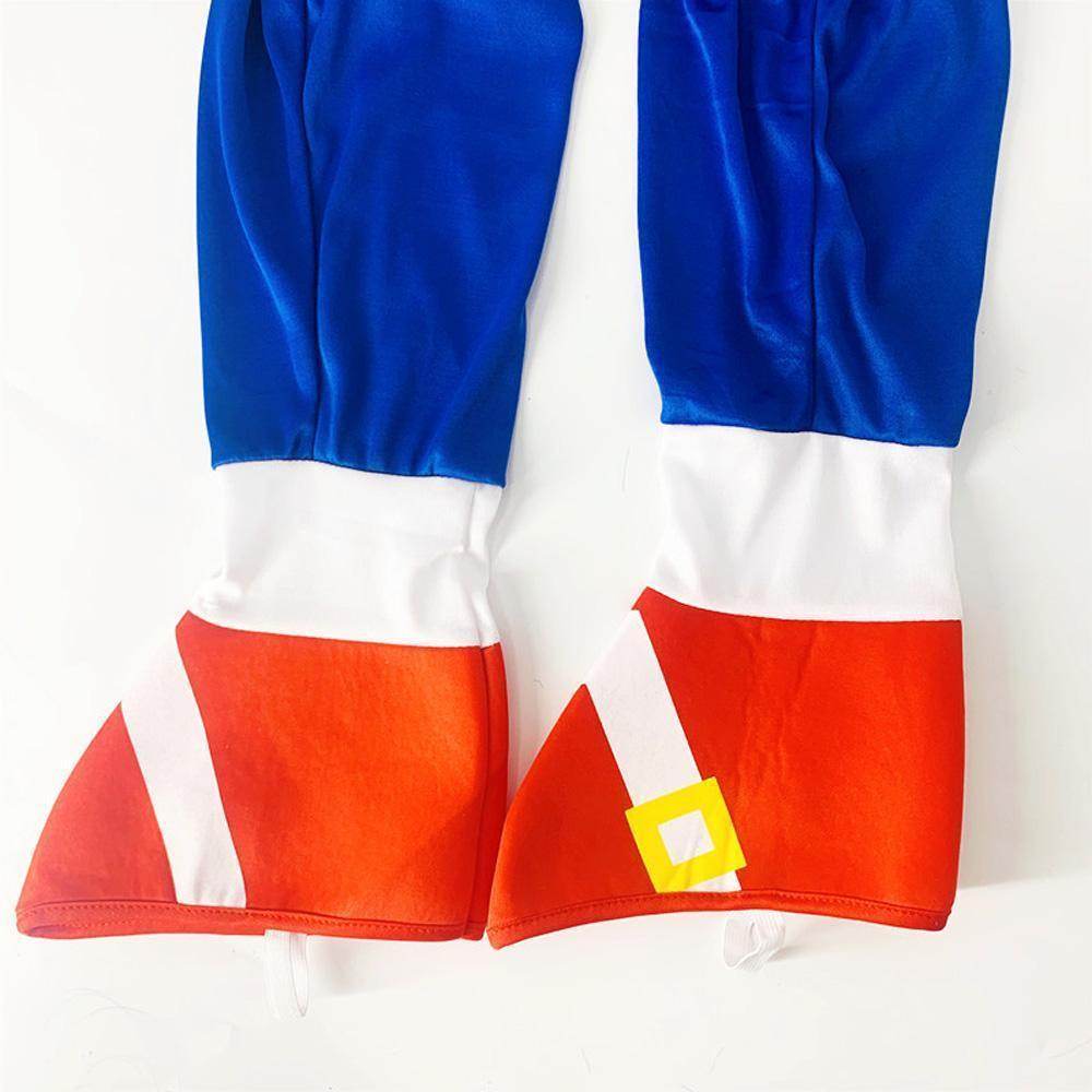 Deluxe Sonic The Hedgehog Costume Girl Game Character Cosplay Halloween Costume for Kids - Azufun