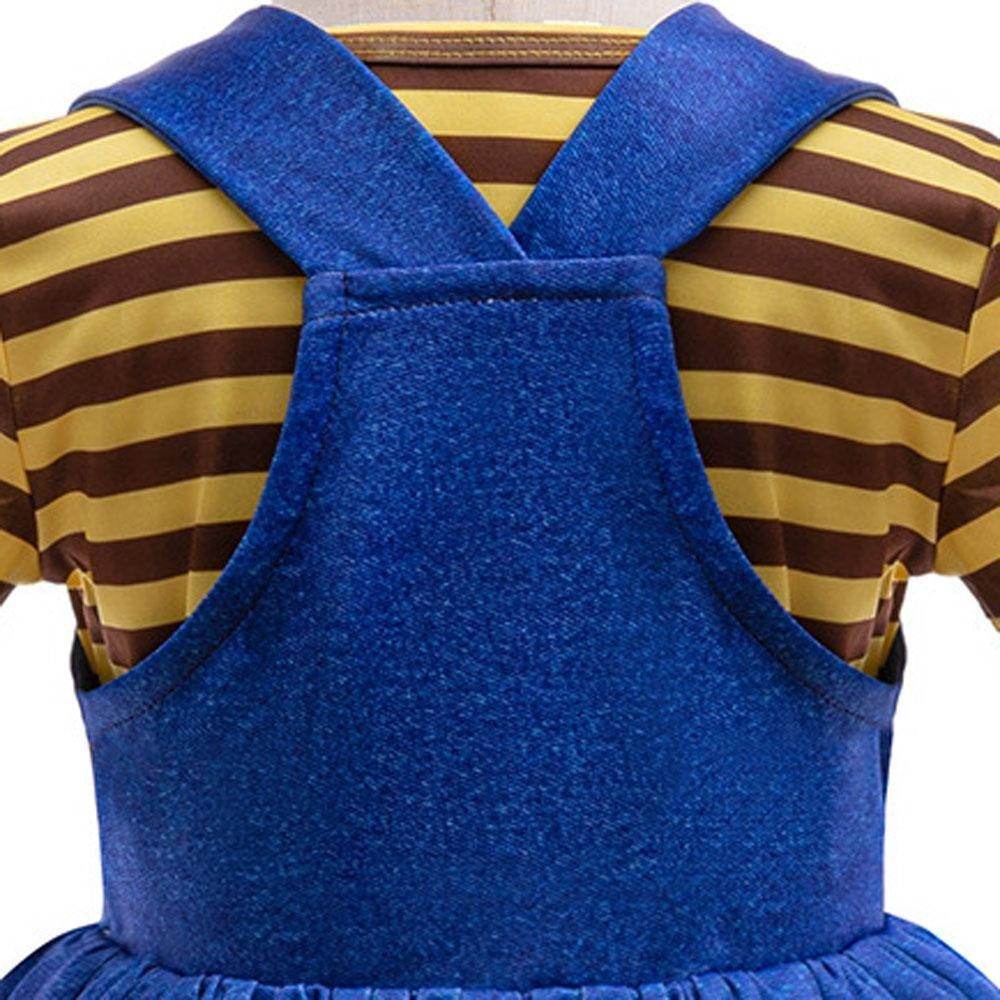 Despicable Me Agnes Costume Cosplay Dress Halloween Party Outfit - Azufun