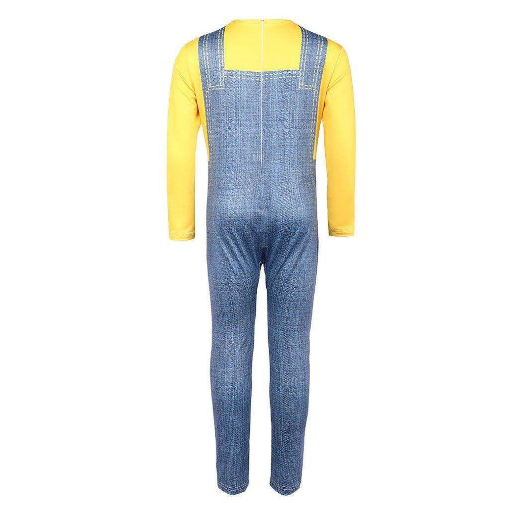 Despicable Me Minion Costume Cosplay Halloween Masquerade Party Halloween Full Set - Azufun