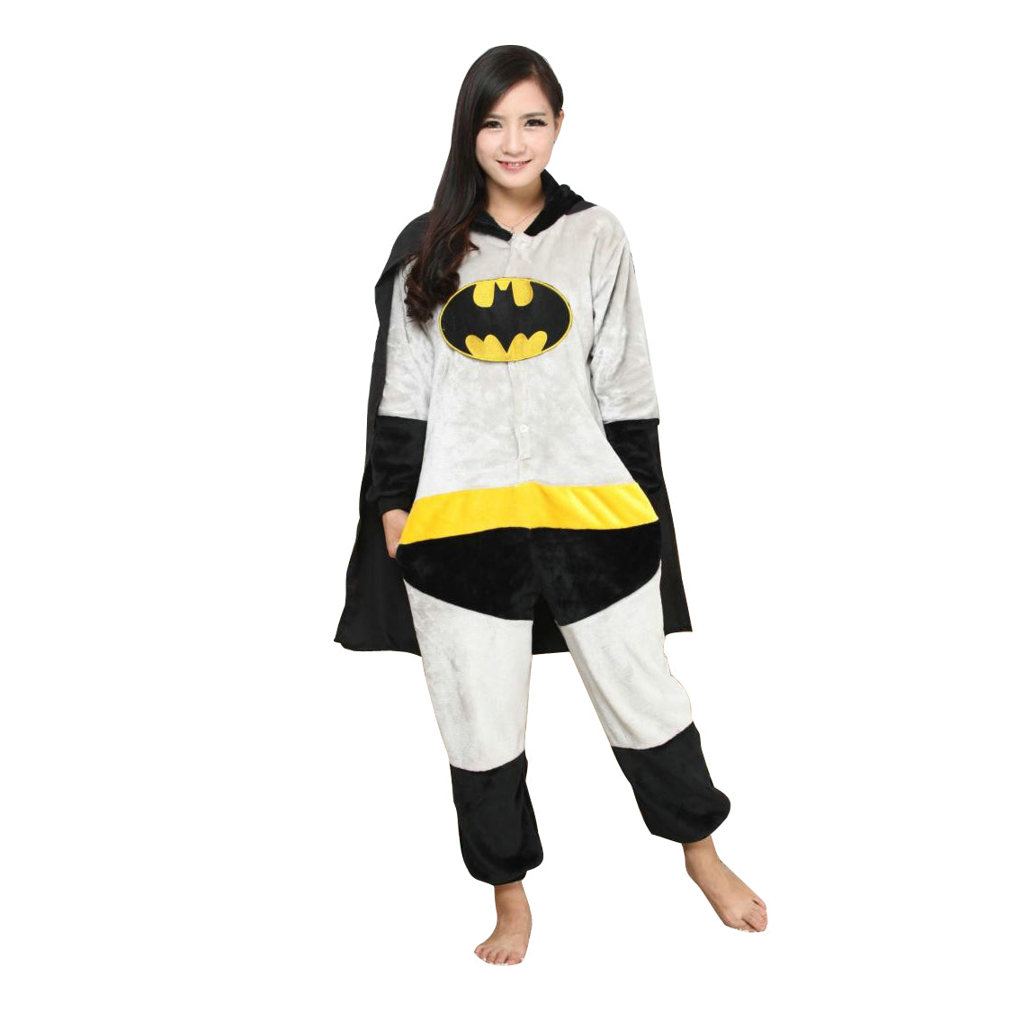 Superhero Batman Kigurumi Cosplay Onesies Pajama Costume