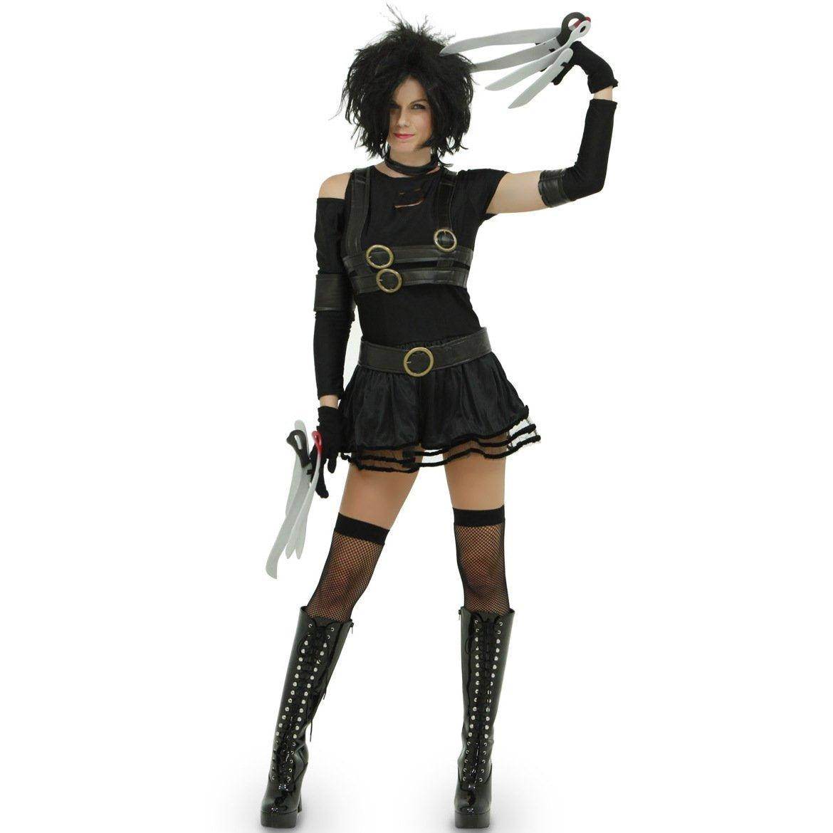 Edward scissorhands costume Party dress for women Halloween - Azufun