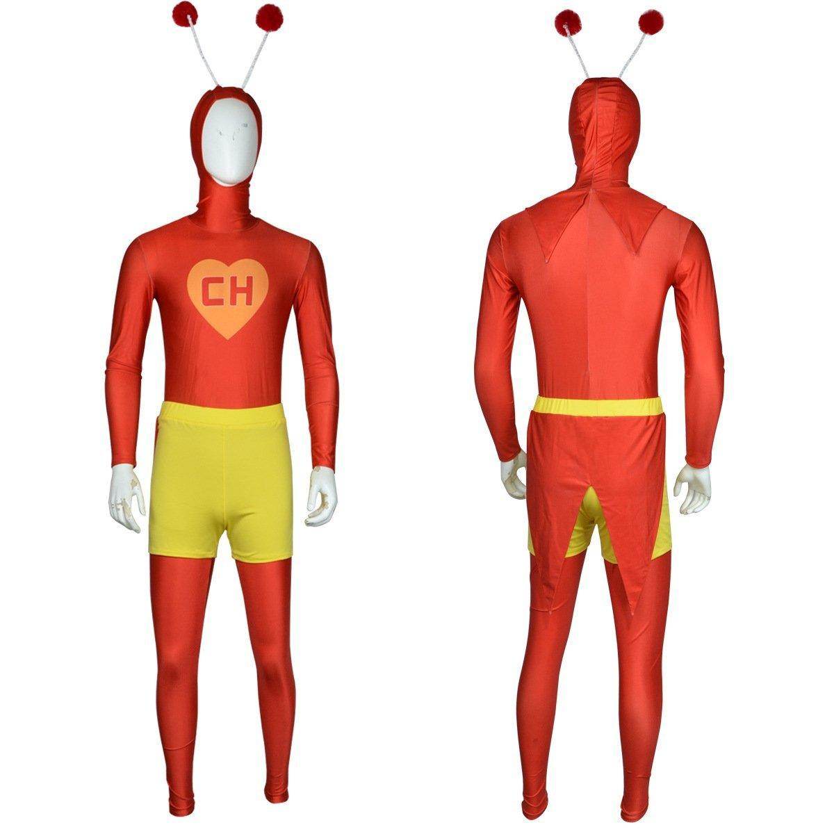 El Chapulín Colorado Cosplay Costume Chespirito4 The Red Grasshopper - Azufun