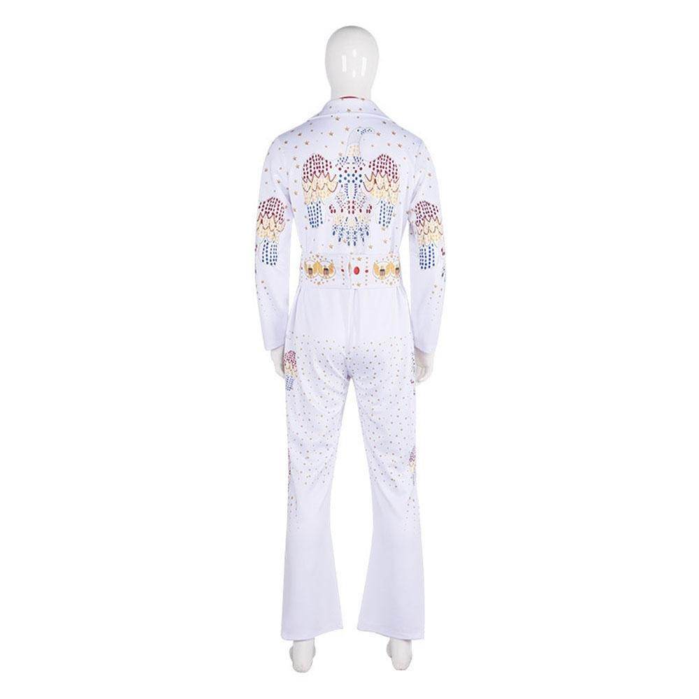 Elvis Presley Rock Singer Cosplay Costume for Halloween and Stage Performances Adult and Children - Azufun