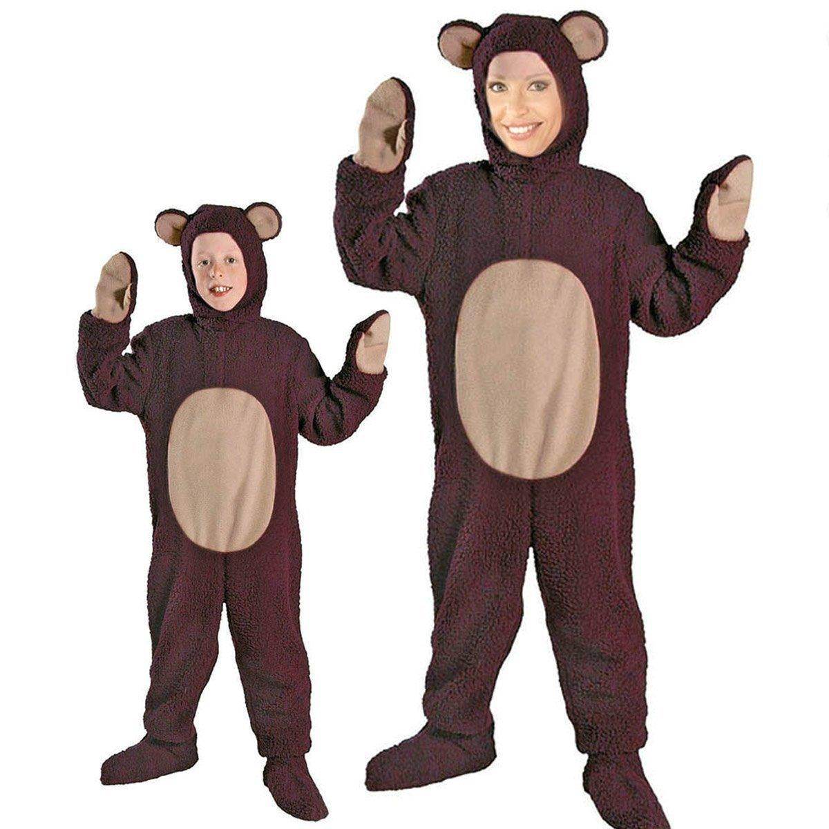 Family Matching Costume Bear Cosplay Halloween Outfits - Azufun
