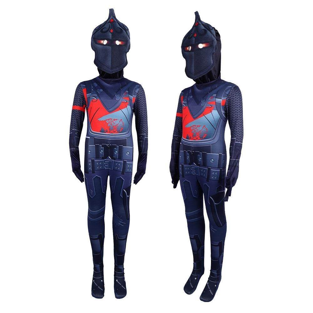Fortnite Boy Black Knight Costume Jumpsuit for Kids - Azufun