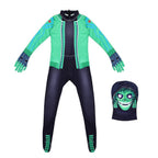 Fortnite Mezmer Cosplay Costume Halloween Jumpsuit Mask for Kids - Azufun