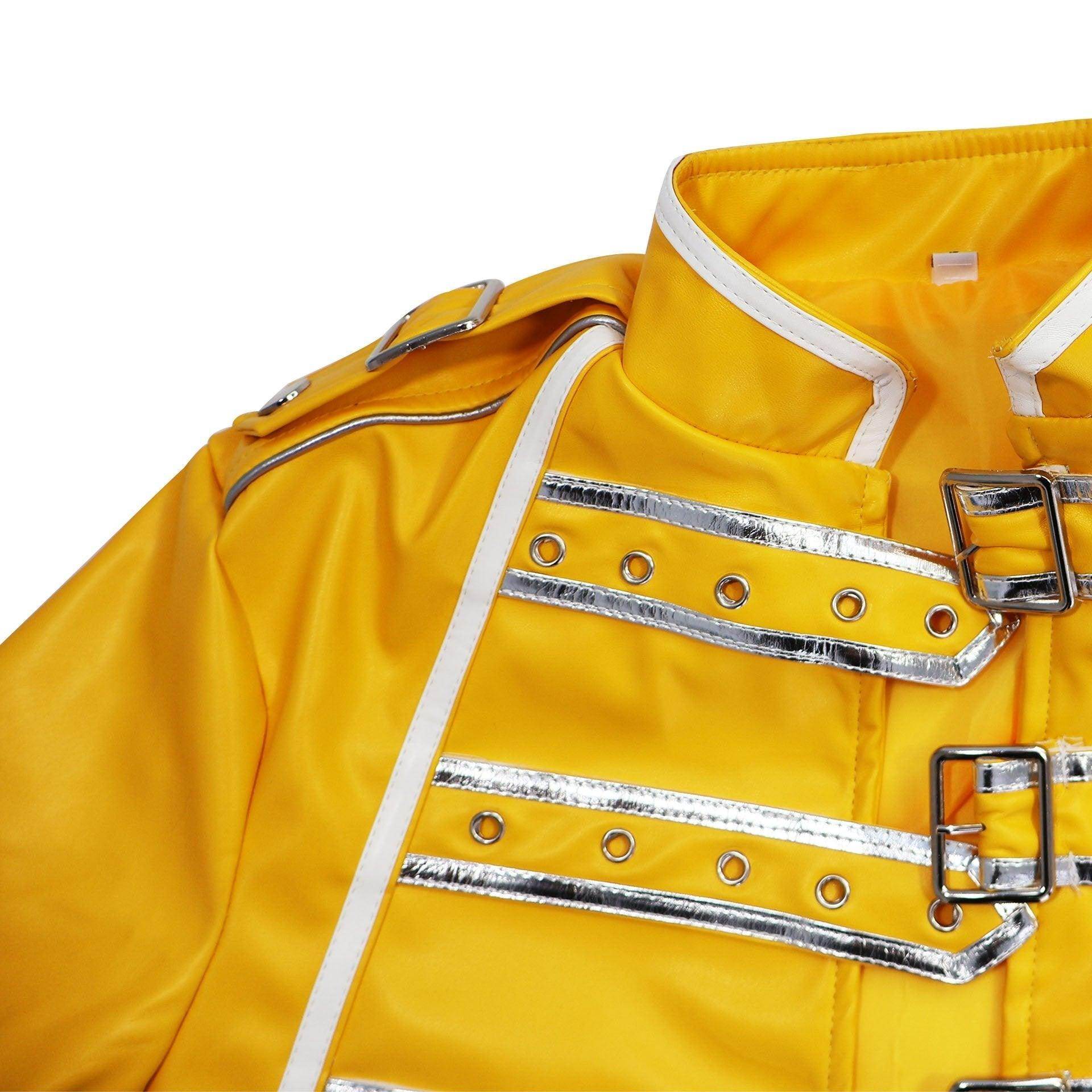 Freddie Mercury Cosplay Costume Queen's Lead Singer Outfit for Adults - Azufun