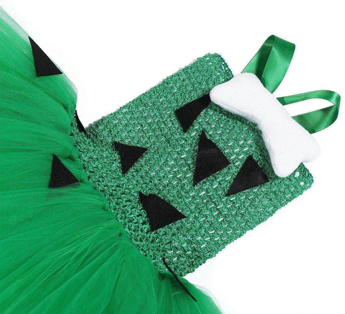 Funny Pebbles Flintstones Bone Tutu Dress for Baby Girls - Azufun