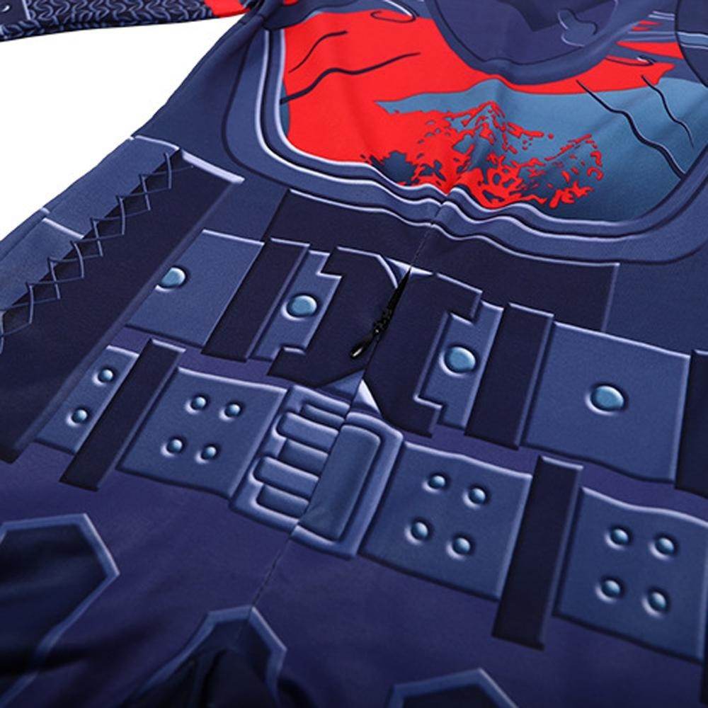 Game Fortnite Black Knight Kids Jumpsuit Outfit Carnival Suit Cosplay Costume - Azufun