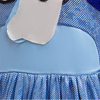 Girls' Bluey Princess Dress Costume Cartoon Print Cosplay Tutu for Kids - Azufun