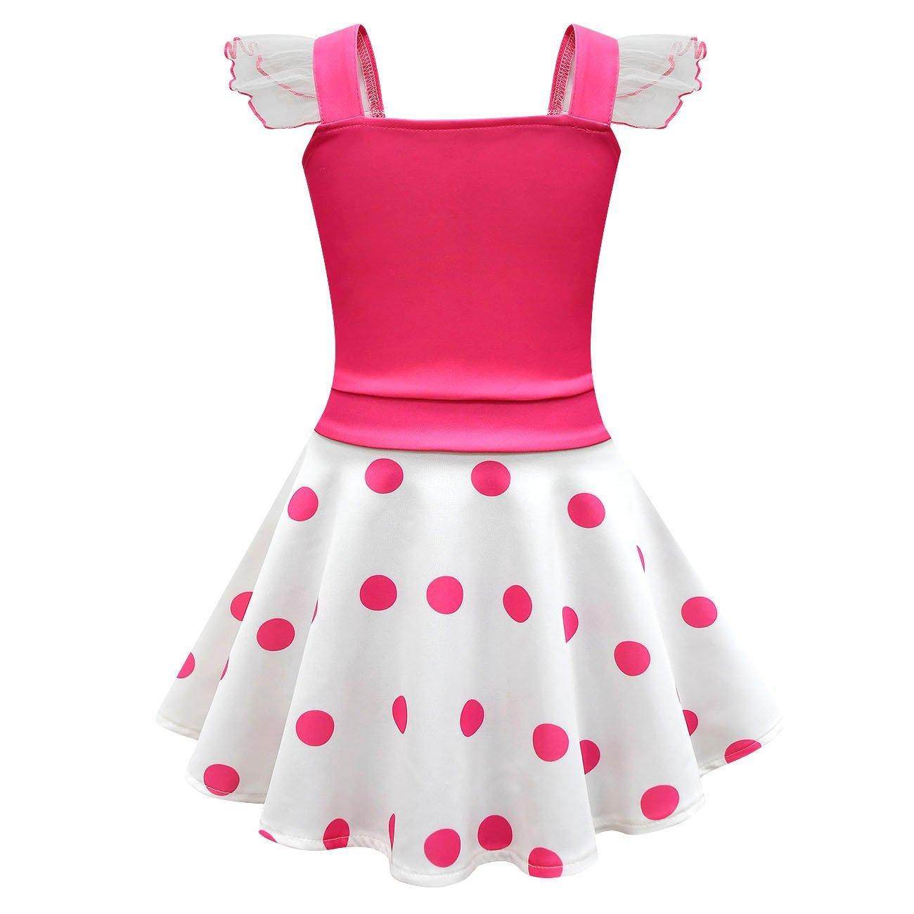 Girls Little Bo Peep Toy Story Kids Girls Dress Outfits Summer Cosplay Costume - Azufun