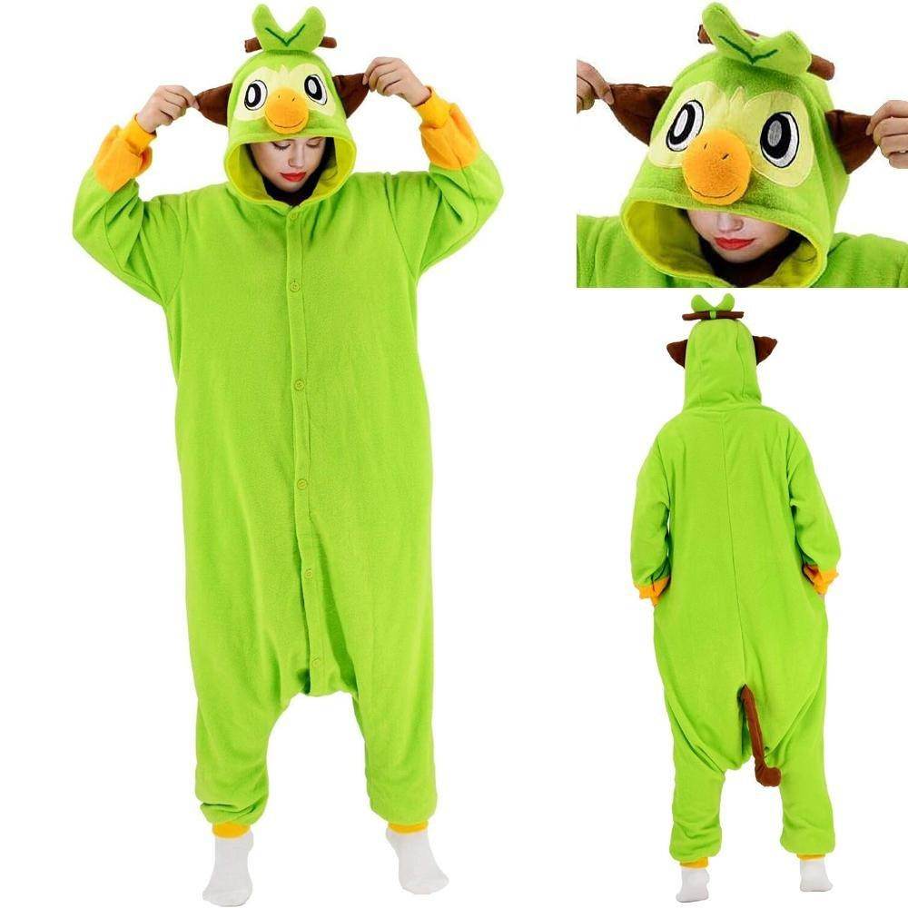 Grookey Kigurumi Onesies Anime Pokemon Pajamas Pyjamas Halloween Costume - Azufun