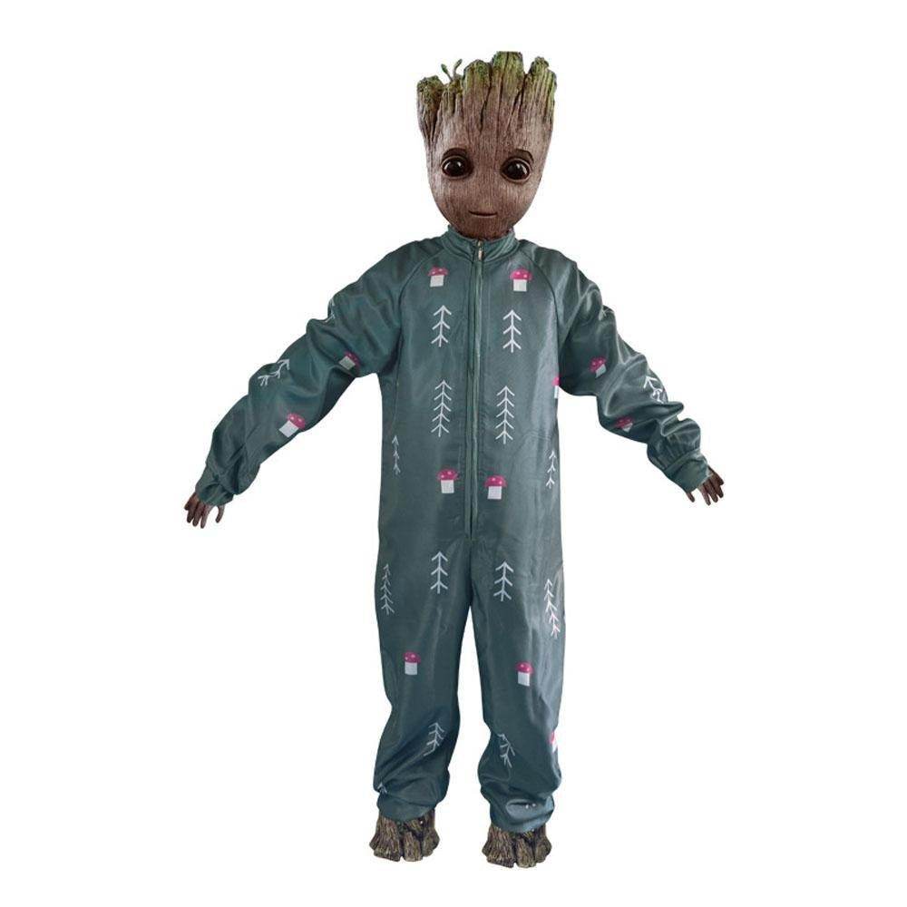 Guardians of the Galaxy Ente Groot Costume jumpsuit Halloween Cosplay Outfits Party Carnival Suit - Azufun