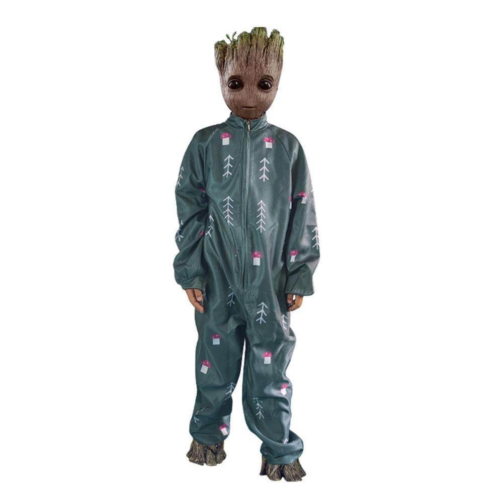 Guardians of the Galaxy Ente Groot Costume jumpsuit Halloween Cosplay Outfits Party Carnival Suit - Azufun
