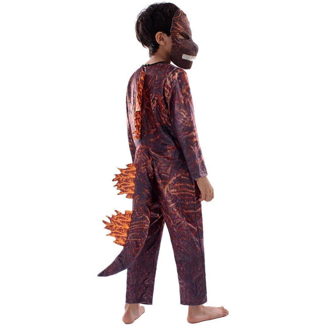 Halloween New Cosplay Fire Godzilla Kids Costume - Azufun