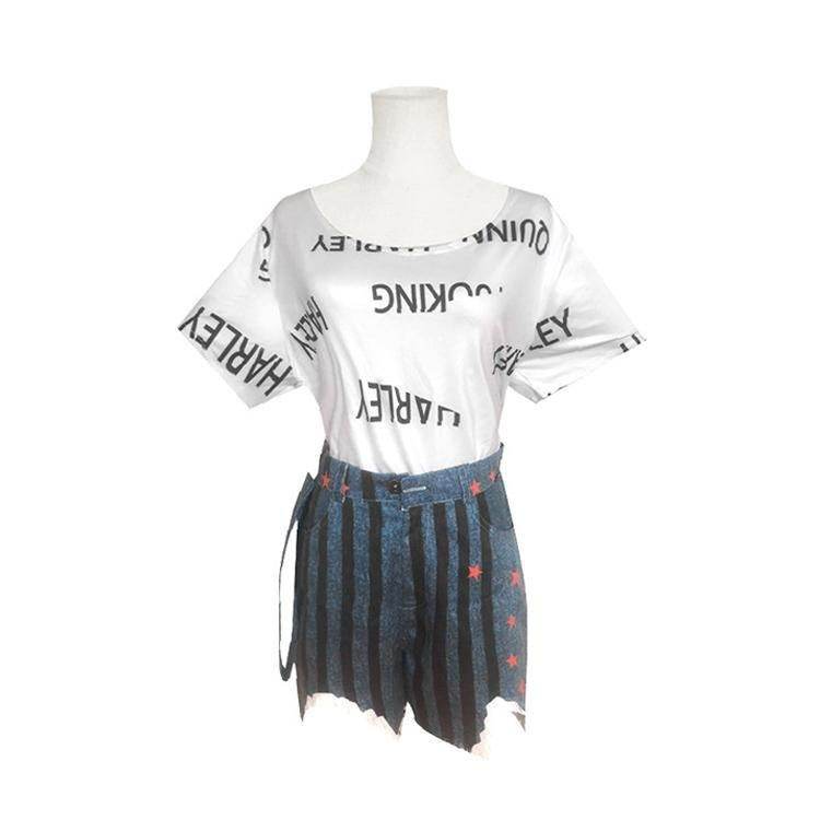 Harley Quinn Birds Of Prey Cosplay Costume Party Carnival Adult - Azufun