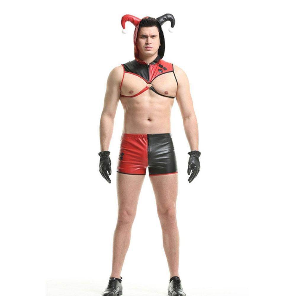 Harley Quinn Suicide Squad Joker Costume Cosplay Nightclub Halloween For Men Lingiere - Azufun
