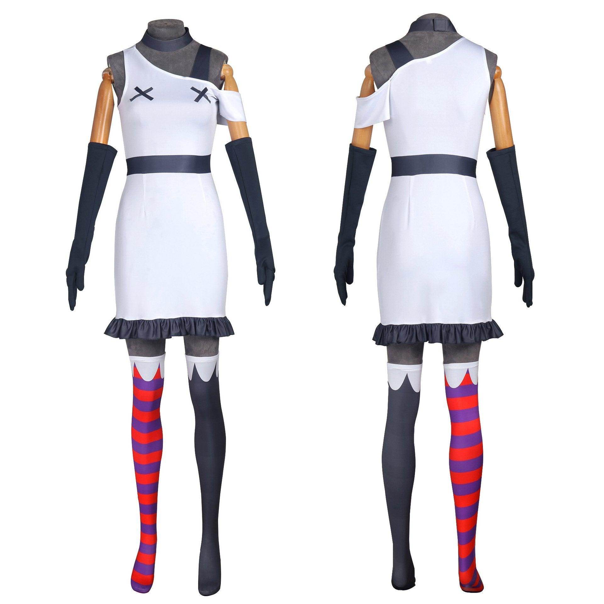 Hazbin Hotel Vaggie Adult Cosplay Costume Outfits Carnival Suit - Azufun