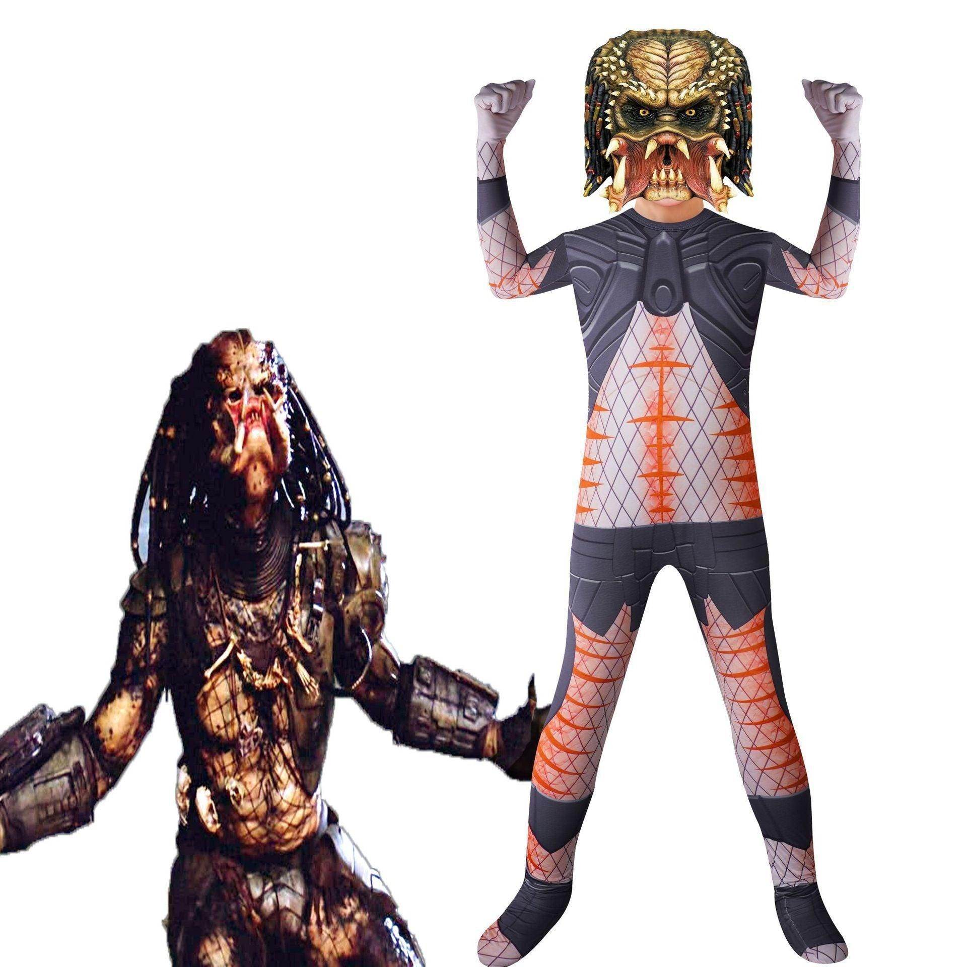 Horror Predator Child Play Costume Stage Performance Jumpsuit Hallloween - Azufun