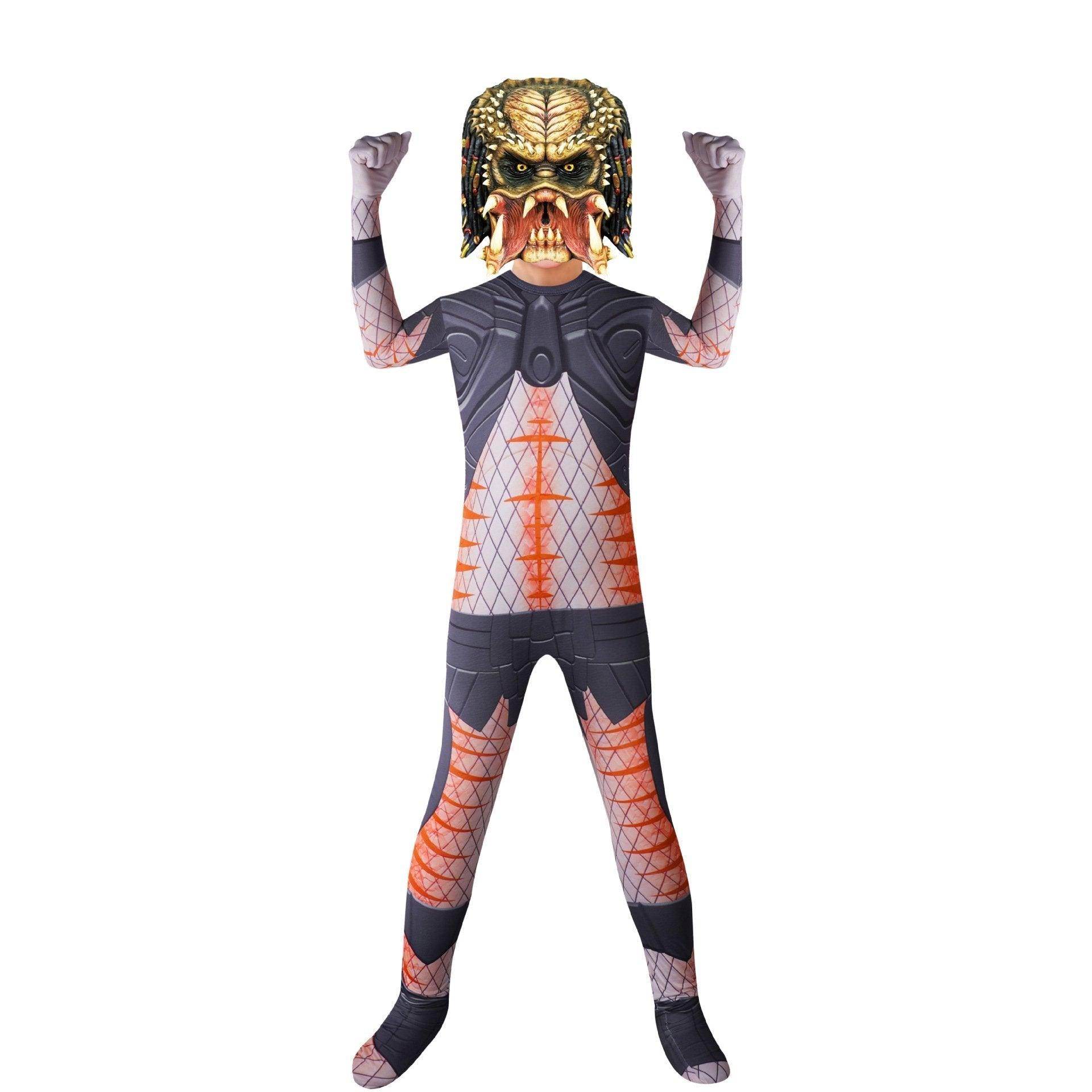 Horror Predator Child Play Costume Stage Performance Jumpsuit Hallloween - Azufun