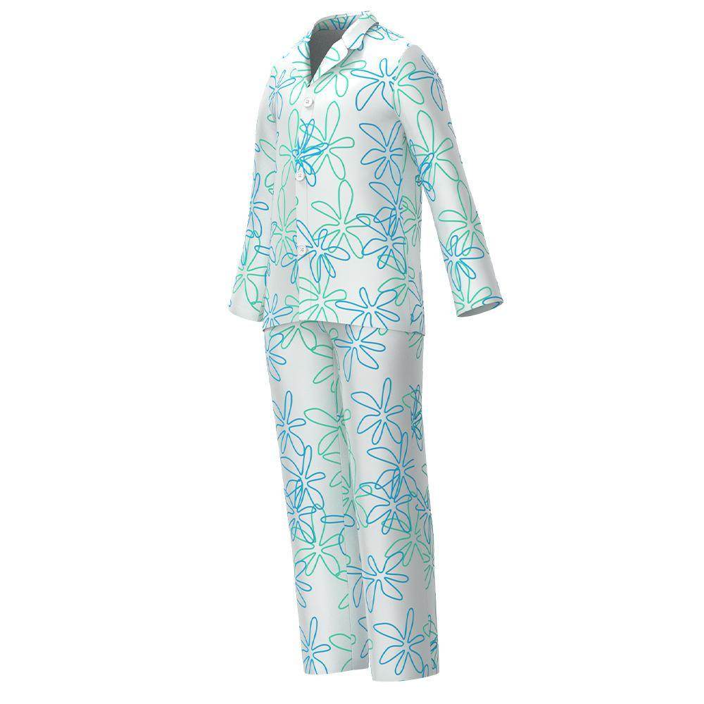 inside out 2 costumes Summer ice silk pajamas Home Wear - Azufun