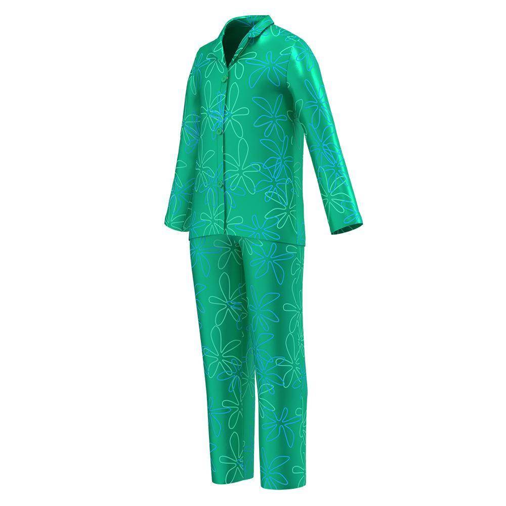 inside out 2 costumes Summer ice silk pajamas Home Wear - Azufun