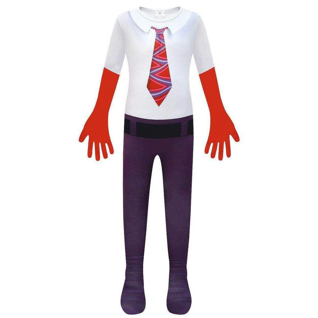 Inside Out Anger Cosplay Jumpsuit for Boys Kids' Zentai Costume - Azufun