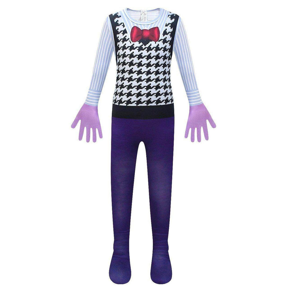 Inside Out Fear Cosplay Jumpsuit for Boys Kids' Zentai Costume - Azufun
