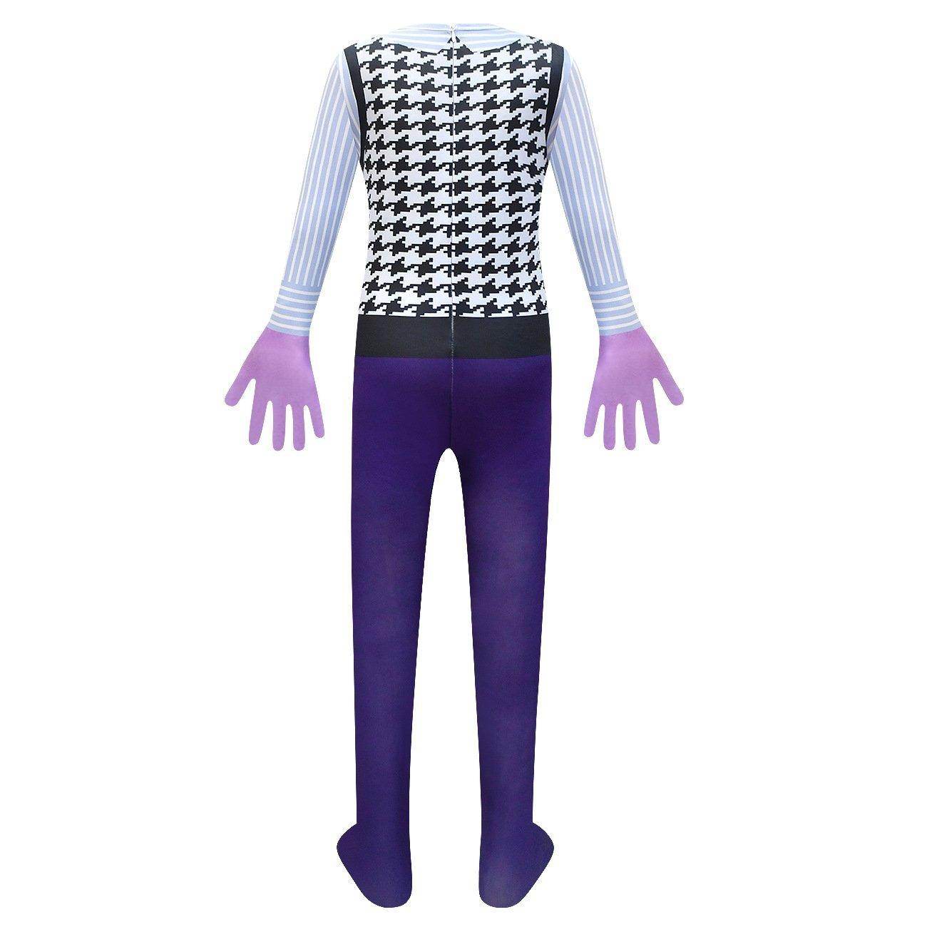 Inside Out Fear Cosplay Jumpsuit for Boys Kids' Zentai Costume - Azufun
