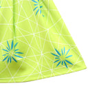 Inside Out Joy Costume Collared Dress for Girls Sleeveless Dress with Bag - Azufun