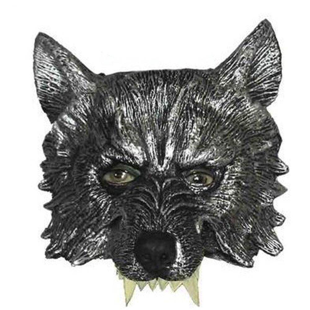 into the woods 1987 wolf costume Masquerade for Adults Halloween - Azufun