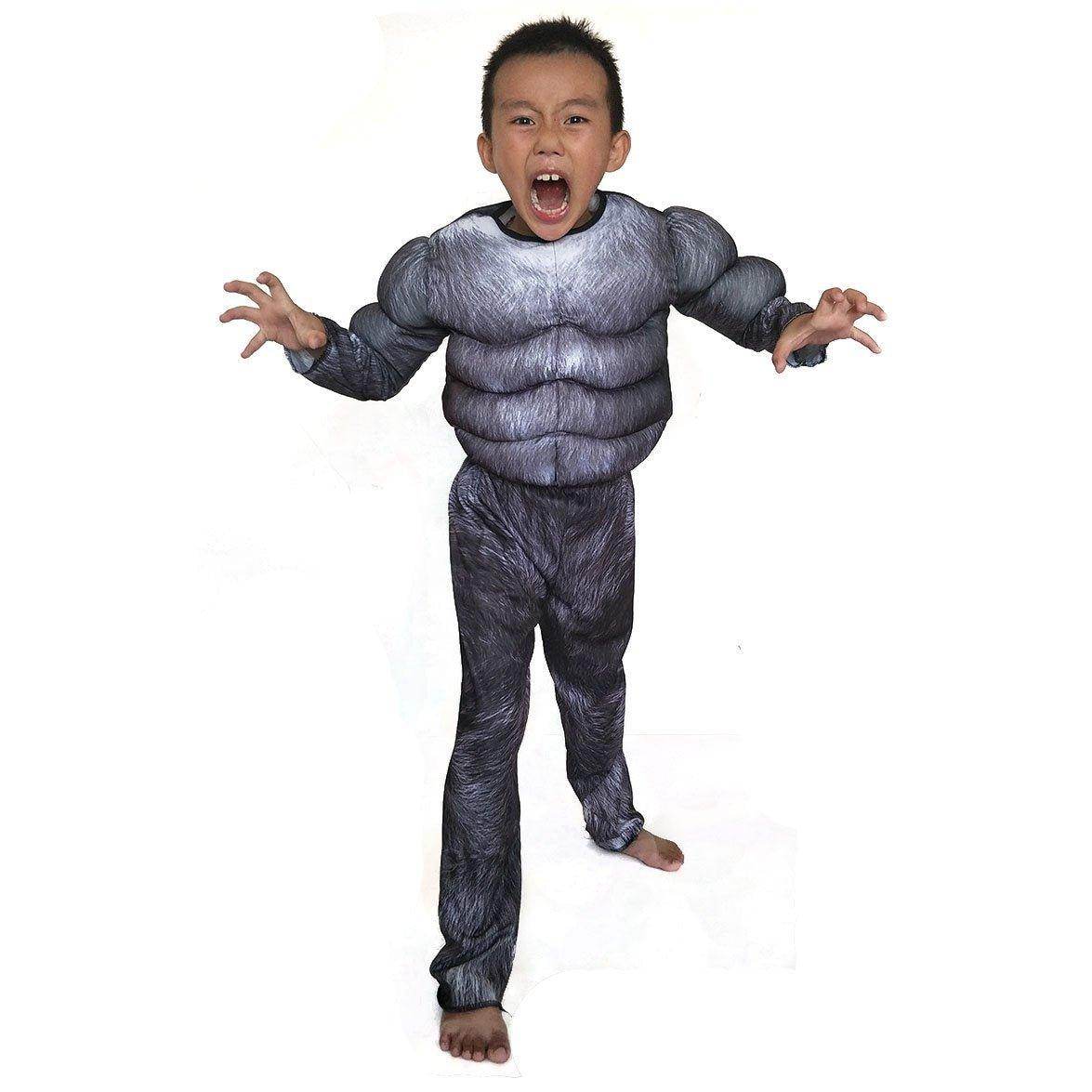 into the woods 1987 wolf costume Masquerade for Adults Halloween - Azufun