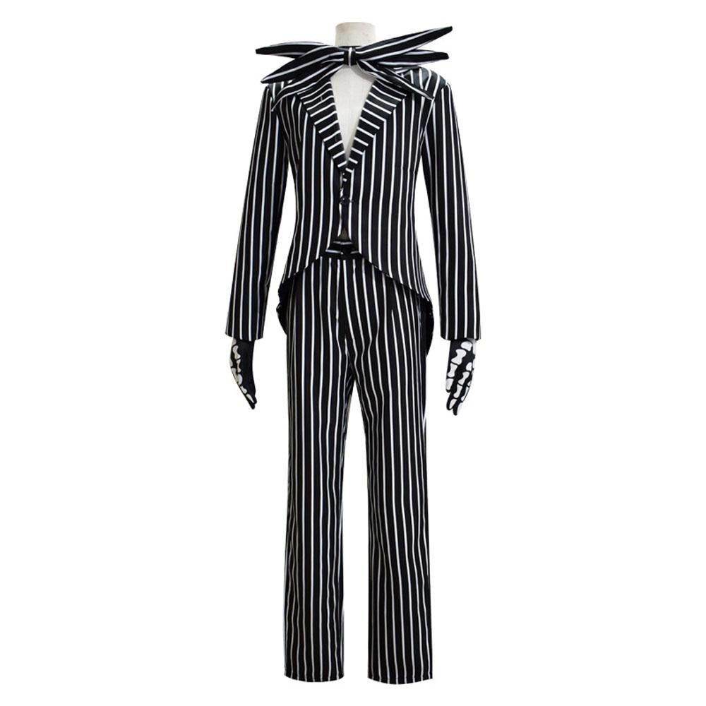 Jack Skellington Couples Costume Nightmare Before Christmas For Women Men - Azufun