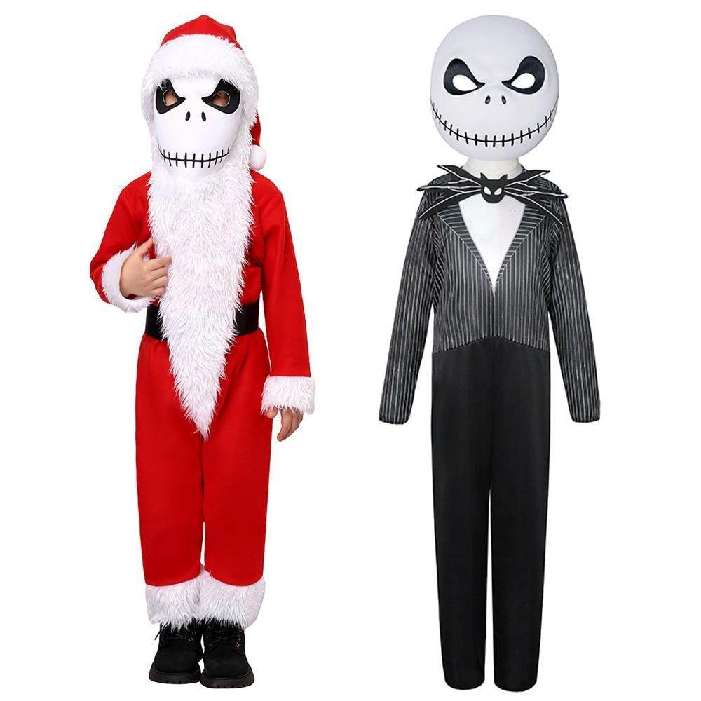 jack skellington in santa suit The Nightmare Before Christmas Party Costume - Azufun