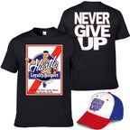 John Cena Costume Set With T-shirt Hat for Adult Kids Boys - Azufun