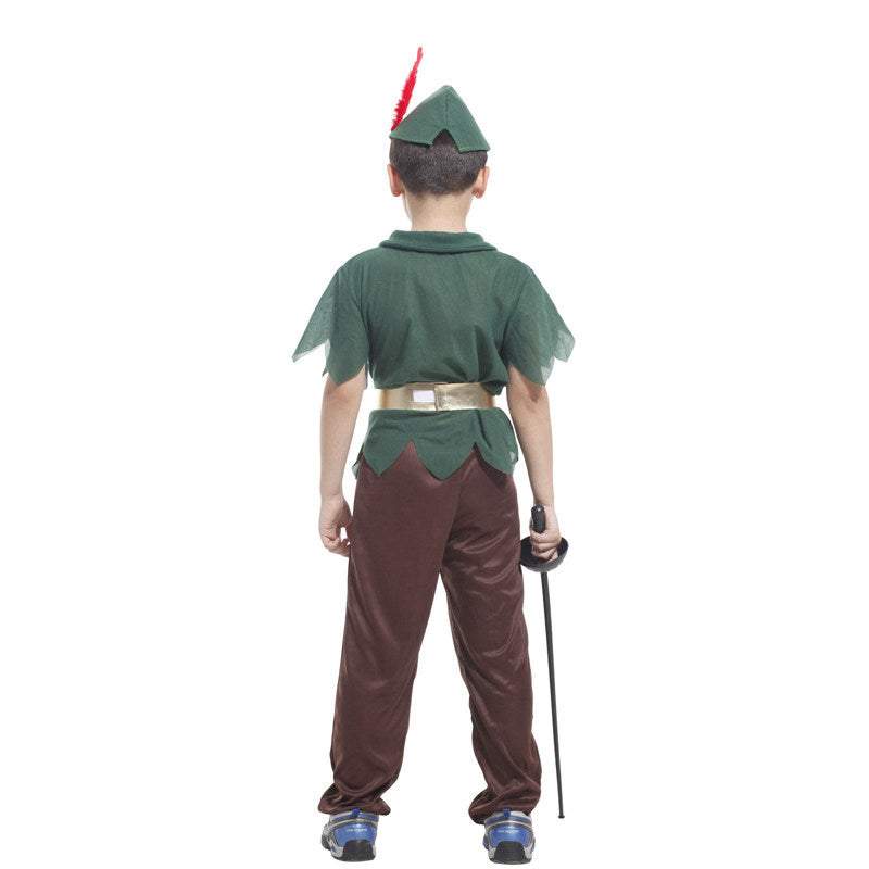 Classics -Peter Pan Child kids cosplay Costume  Halloween Dress