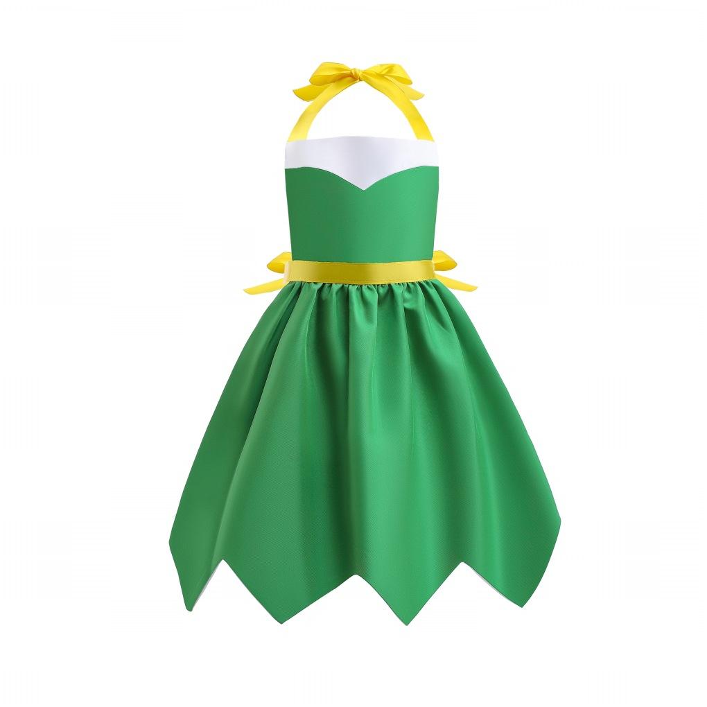 Girls Belle Cinderella Snow White Princess Costume hanging neck apron