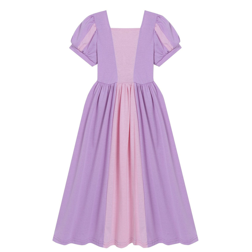 Girls Belle Cinderella Snow White Princess Wind Knitted Costume Dress