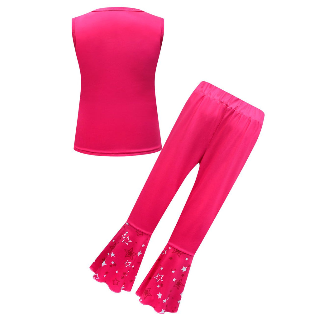 Barbie Movie Margot Barbie Set Halloween Outfits Cosplay Costume Kids