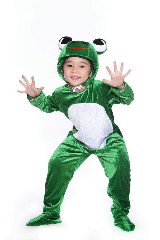 Green Frog Animal kigurumi Cosplay kids Costume Party Wear Gift