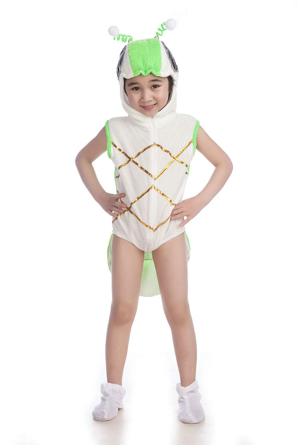 White Caterpillar Animal kigurumi Cosplay Costume Party Wear kids Gift