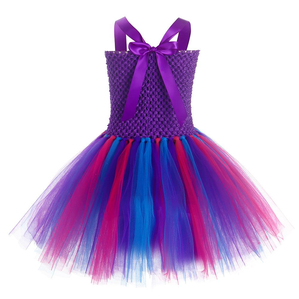 Princess Baoli Cosplay Costume Skirts Dress Children's Day Outfit Unicorn with Headband for Girls