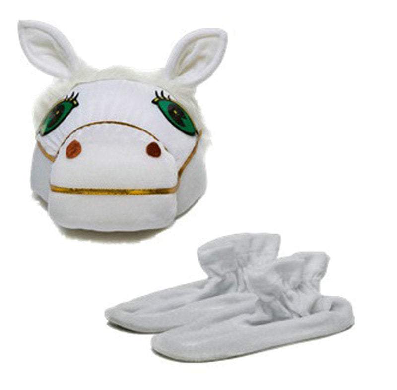 White Horse Animal Cospaly Wear Kigurumi Cute Kids Costume Child Gift